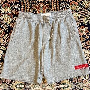 Abercrombie & Fitch soft fleece gray shorts